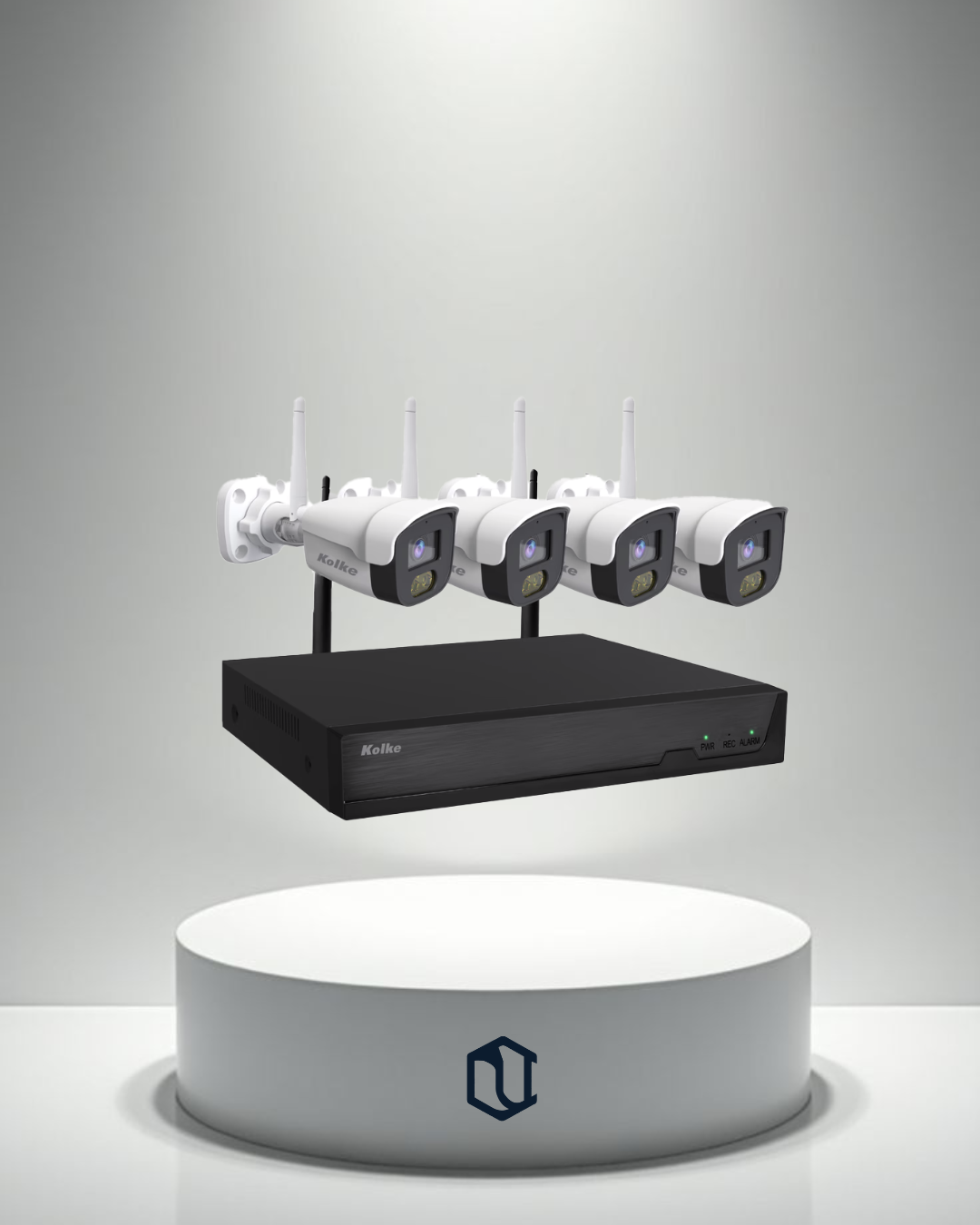 Kit de Seguridad WiFi de 8 Canales 2.0MP Full HD - Vigilancia total, estés donde estés
